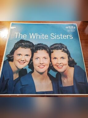 The White Sisters Vintage Album Cover - Blue